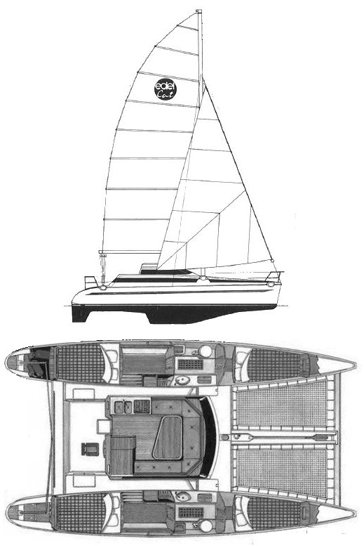 EDEL CAT 35 -1 (ADVENTURE 10M) - Drawing
