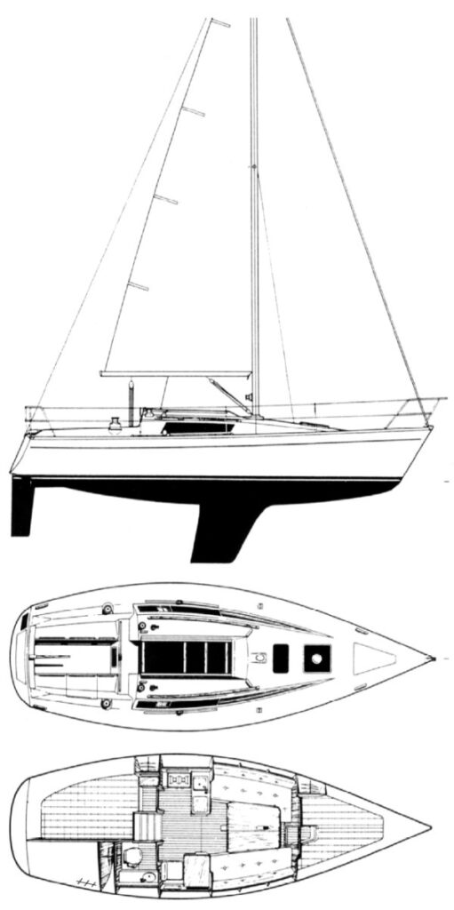 FIRST 29 (BENETEAU) - Drawing