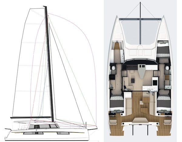 NAUTITECH 44 OPEN - Drawing