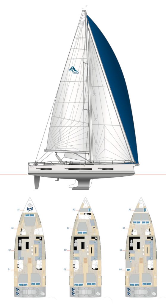 HANSE 590 - Drawing