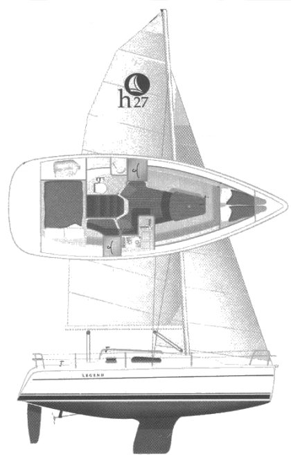 HUNTER 27X - Drawing