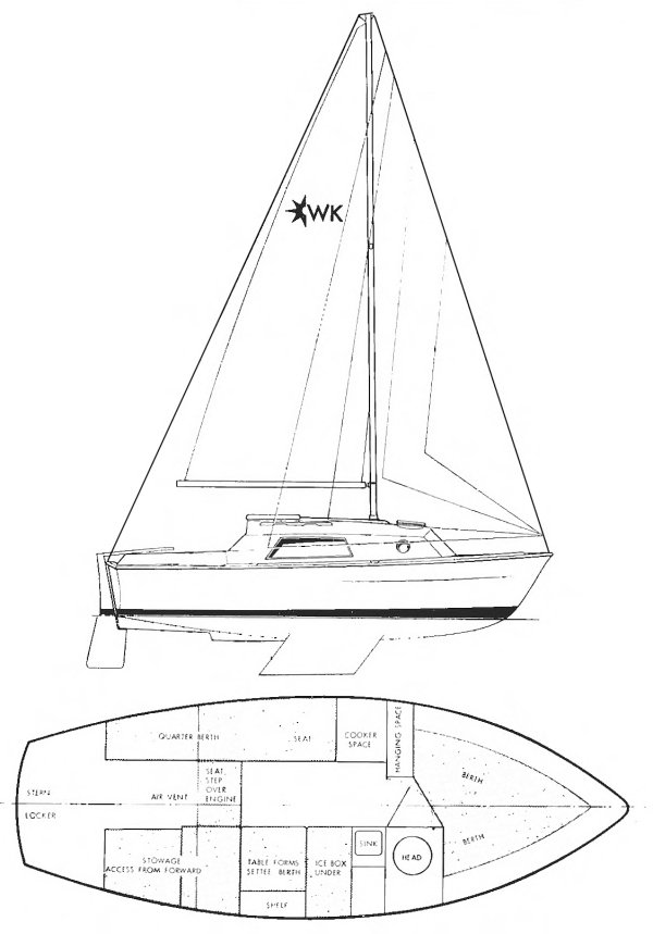 WARWICK 21 (WESTERLY) - Drawing