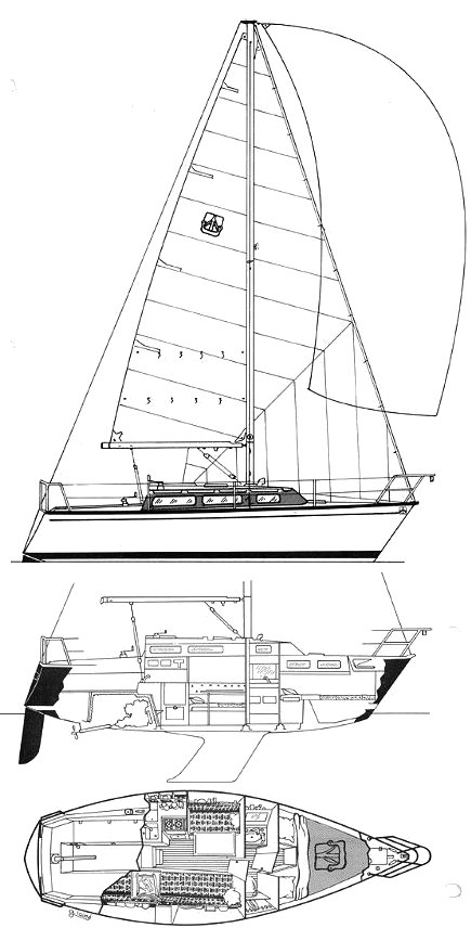 DUFOUR 2800 - Drawing