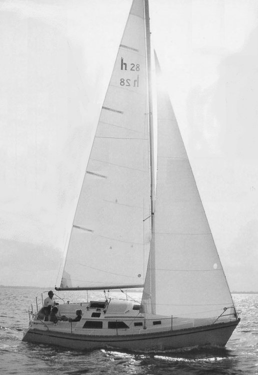HUNTER 28 - Drawing