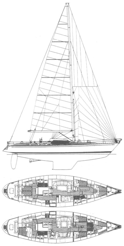 SWAN 57 RS - Drawing