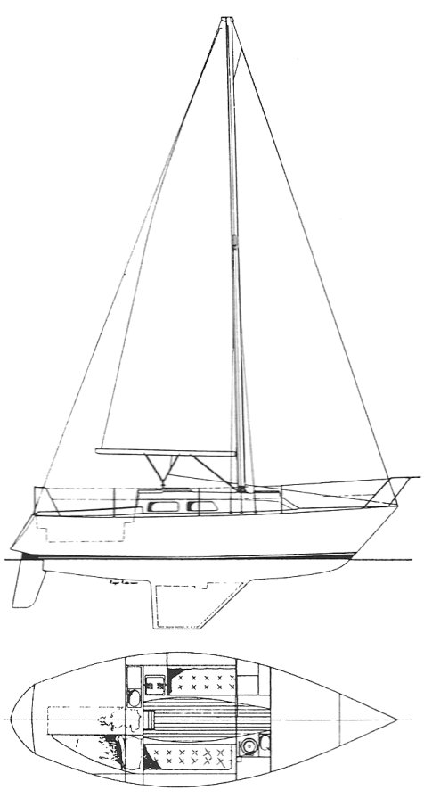 CONTESSA 28 - Drawing