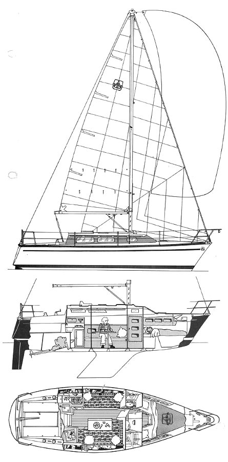 DUFOUR 29 - Drawing