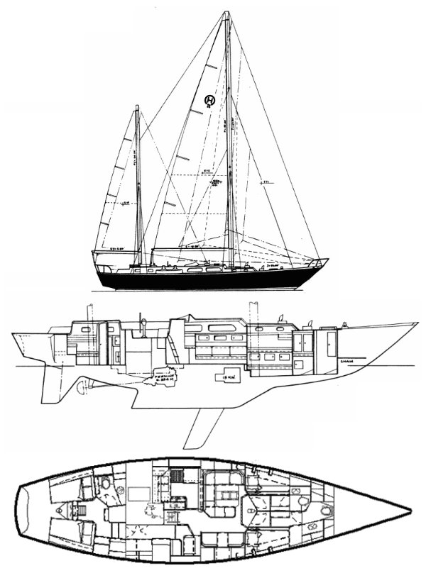 SOU'WESTER 59 (HINCKLEY) - Drawing