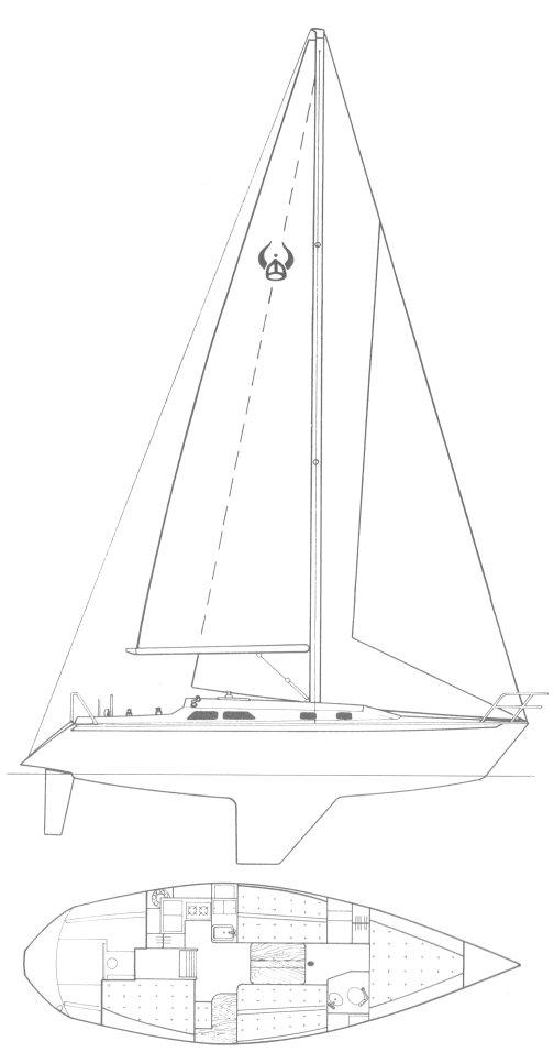 ERICSON 36 - Drawing
