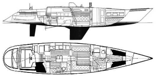 HUNTER 54 - Drawing