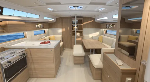 Oceanis 42 saloon