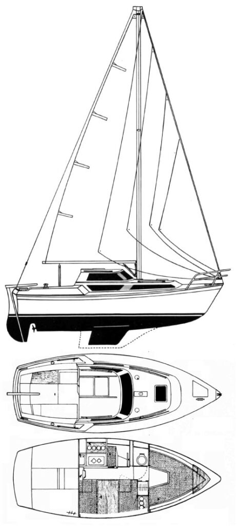 EVASION 22 (BENETEAU) - Drawing