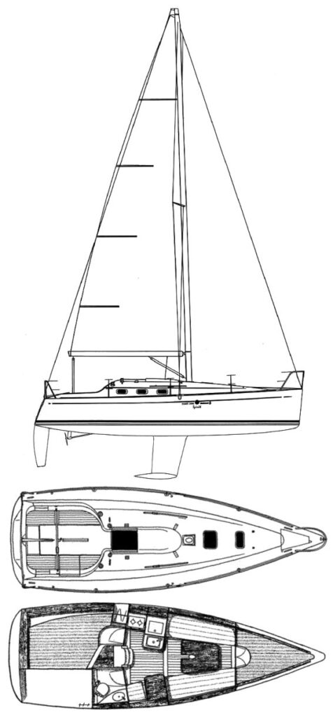 FIRST 300 (BENETEAU) - Drawing