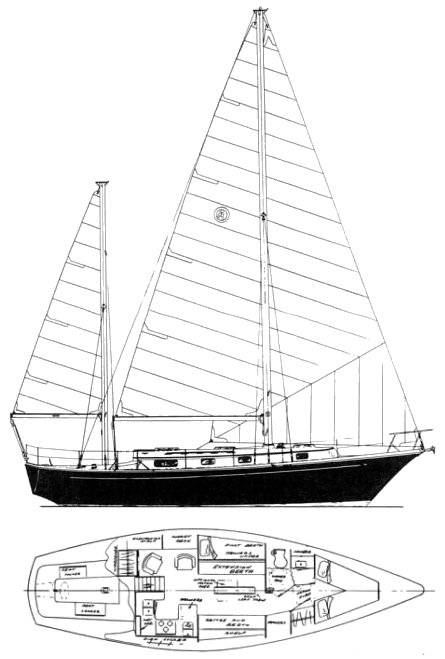 MISTRESS 39 MKII (ALLIED) - Drawing