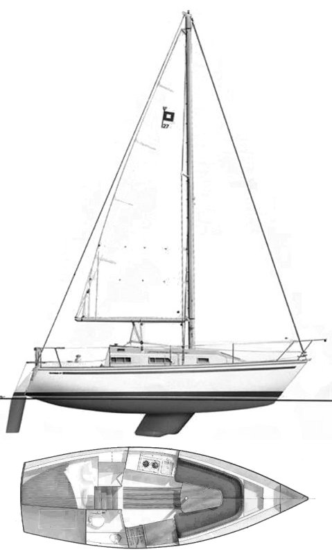 PEARSON 27 - Drawing