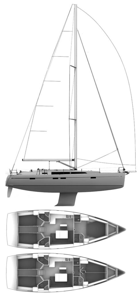 BAVARIA CRUISER 46 - Drawing