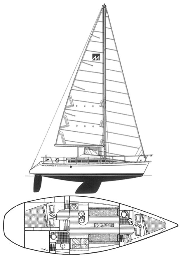 MOORINGS 38-2 - Drawing