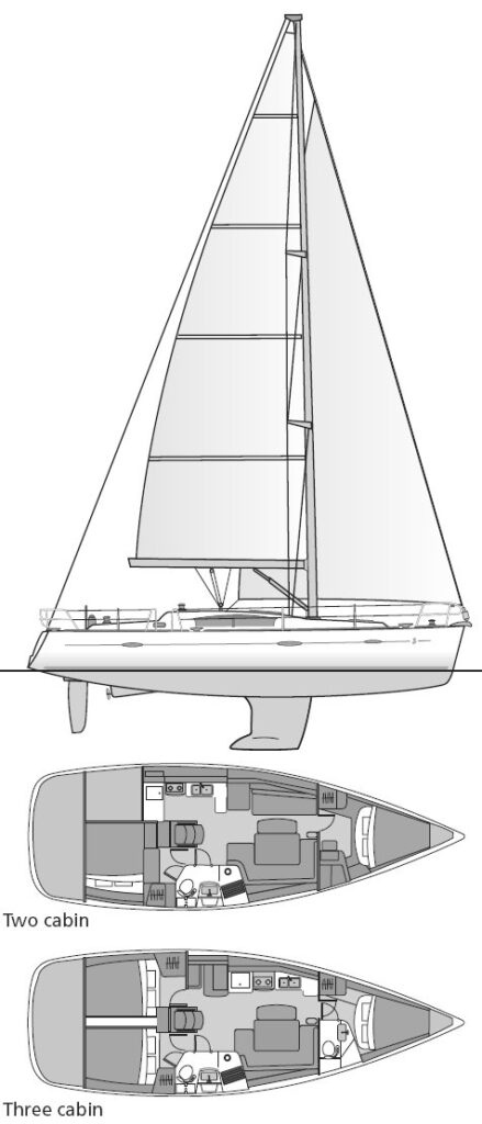 BENETEAU 40 - Drawing