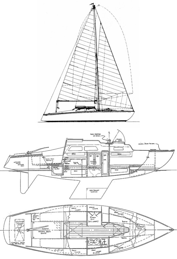 CUTLASS 24 (CARLSON) - Drawing