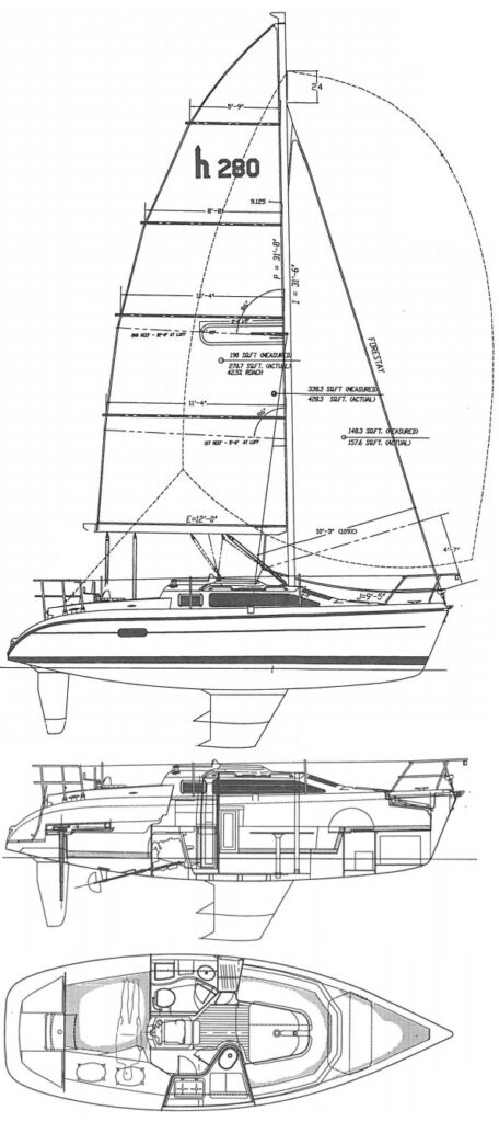 HUNTER 280 - Drawing