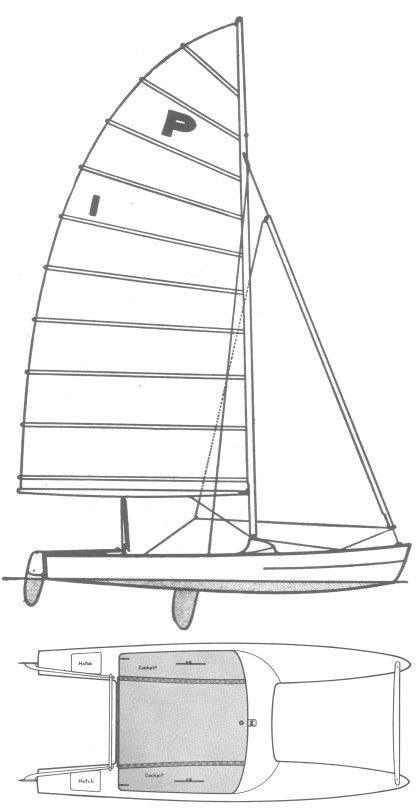 PACIFIC CATAMARAN - Drawing