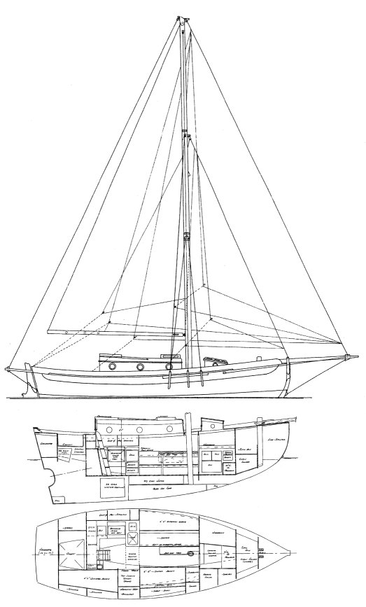 BRISTOL CHANNEL CUTTER - Drawing