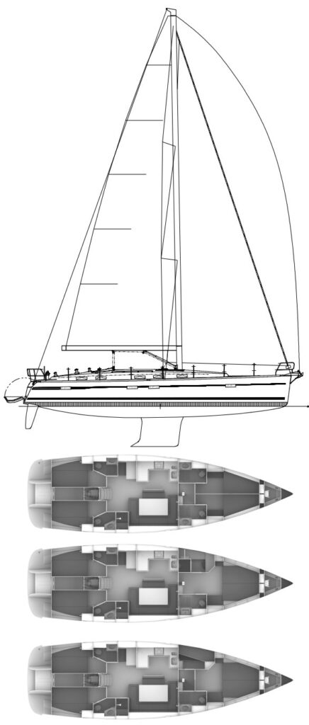 BAVARIA CRUISER 50 - Drawing