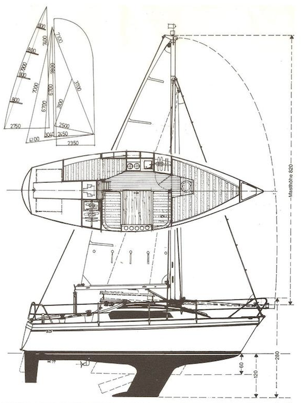 SUNBEAM 23 - Drawing