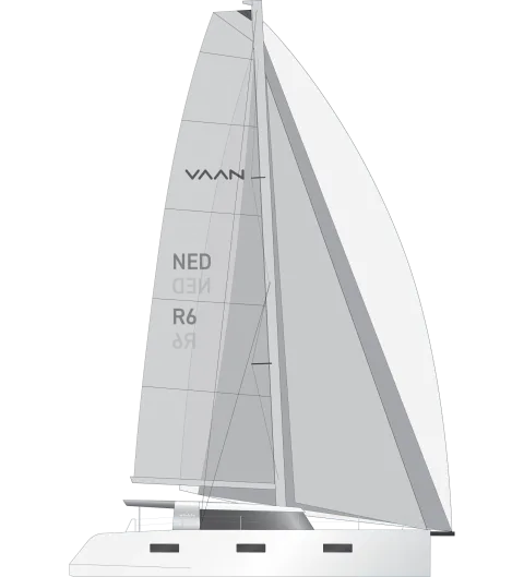 Vaan R6 general arrangement, side view