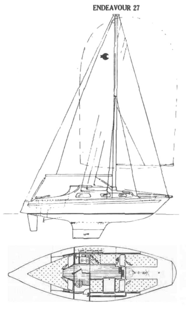 ENDEAVOUR 27 (AUS) - Drawing