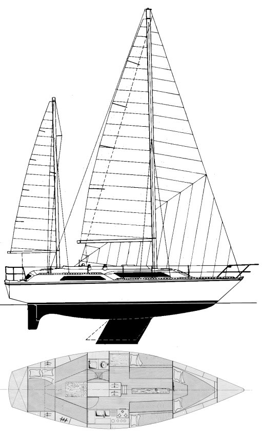 GIB'SEA 35-1 - Drawing