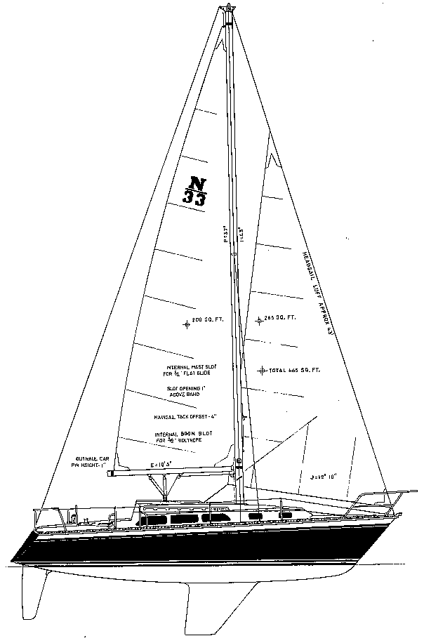 NEWPORT 33 - Drawing