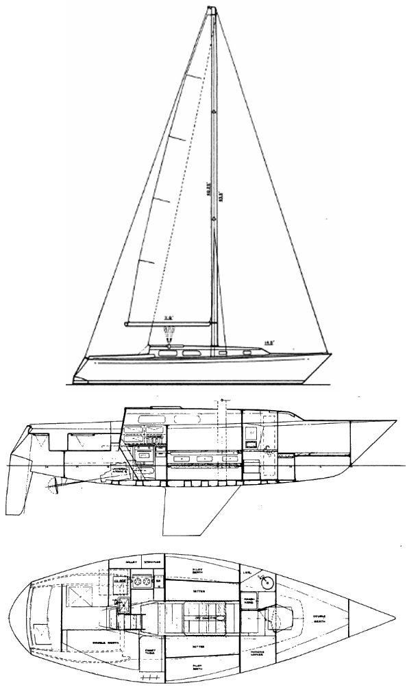 PETERSON 34 - Drawing