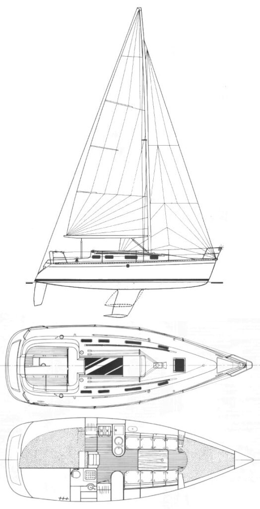 FIRST 310 (BENETEAU) - Drawing
