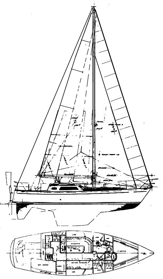 MARINER 39 (PERRY) - Drawing