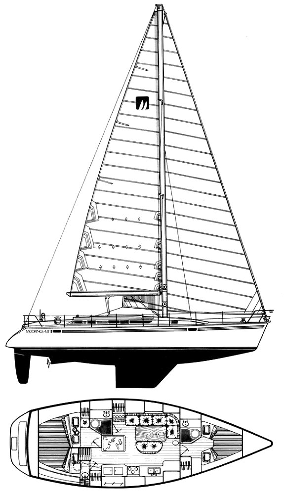 MOORINGS 432 - Drawing
