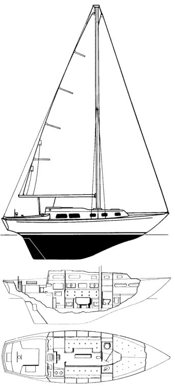 ALBERG 29 - Drawing