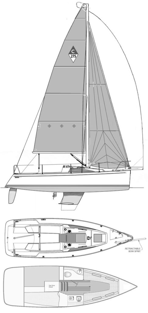 CATALINA 275 SPORT - Drawing