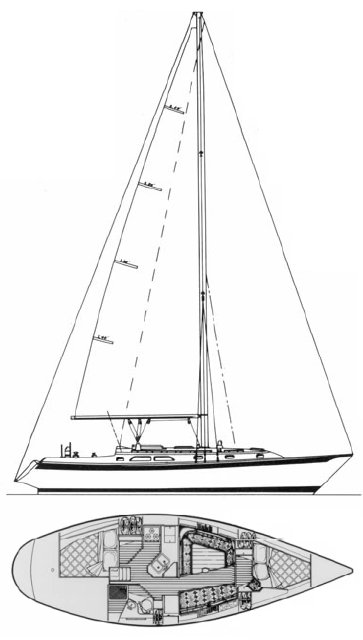 ERICSON 38-200 - Drawing