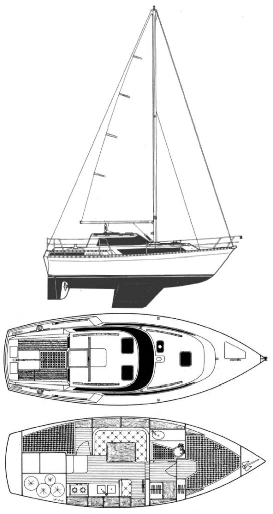 EVASION 29 (BENETEAU) - Drawing