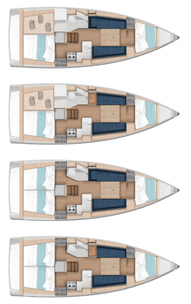 SUN ODYSSEY 350 (JEANNEAU) - Drawing