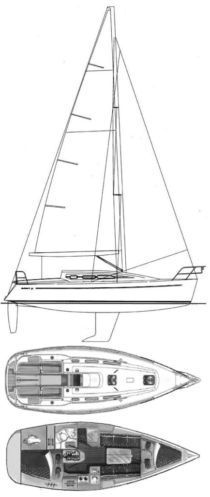 ELAN 31 (HUMPHREYS) - Drawing