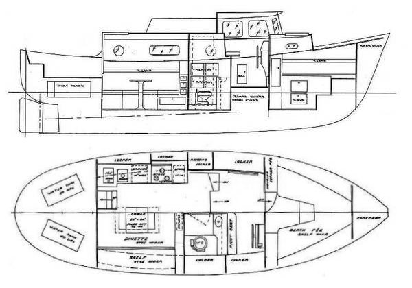 FALES 32 NAVIGATOR - Drawing