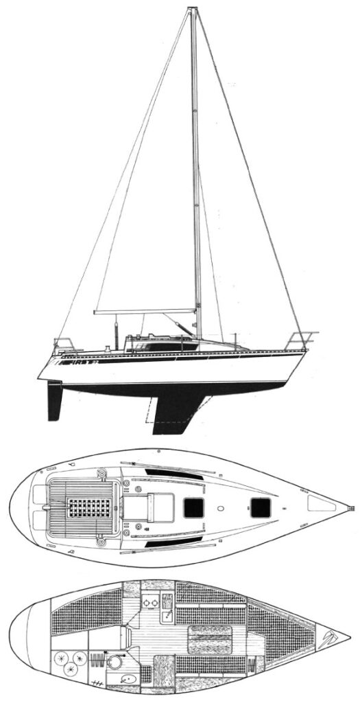 FIRST 32 (BENETEAU) - Drawing