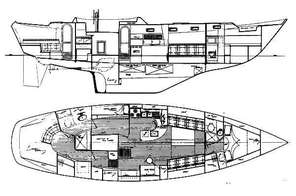 MARINER 48 (STADEL) - Drawing