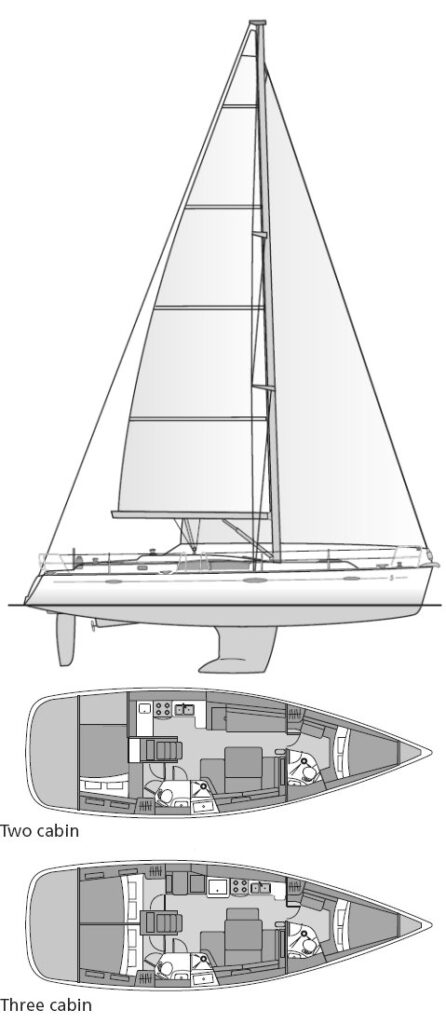 BENETEAU 43 - Drawing