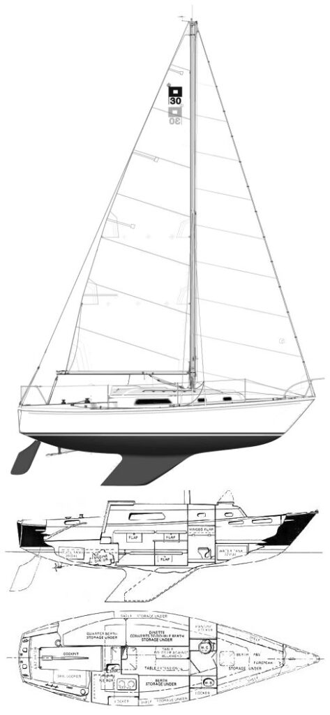 PEARSON 30 - Drawing