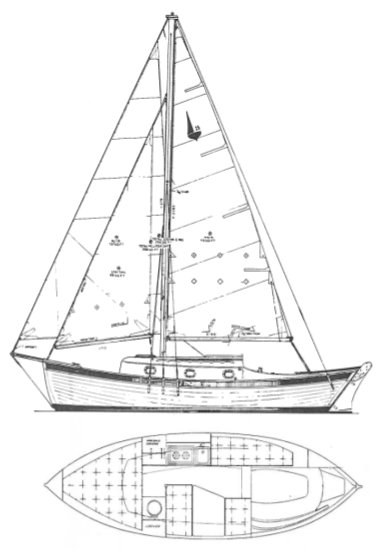 PACIFIC SEACRAFT 25-2 - Drawing