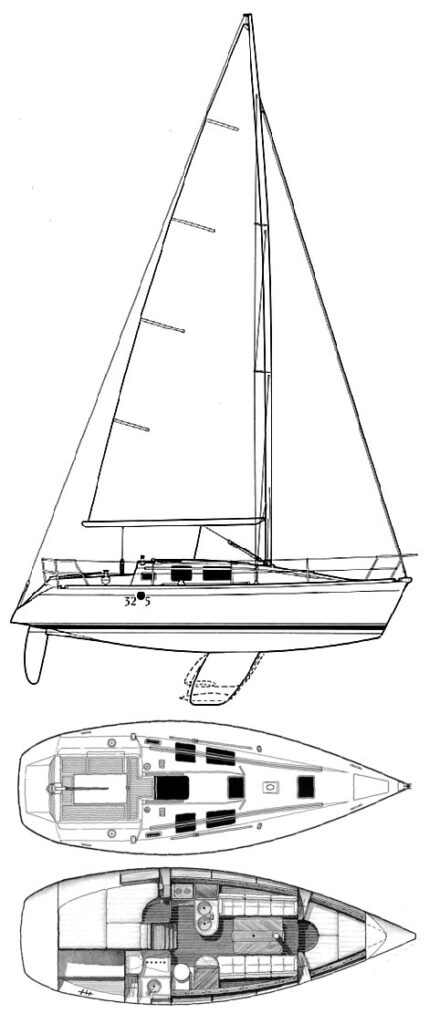 FIRST 32S5 (BENETEAU) - Drawing