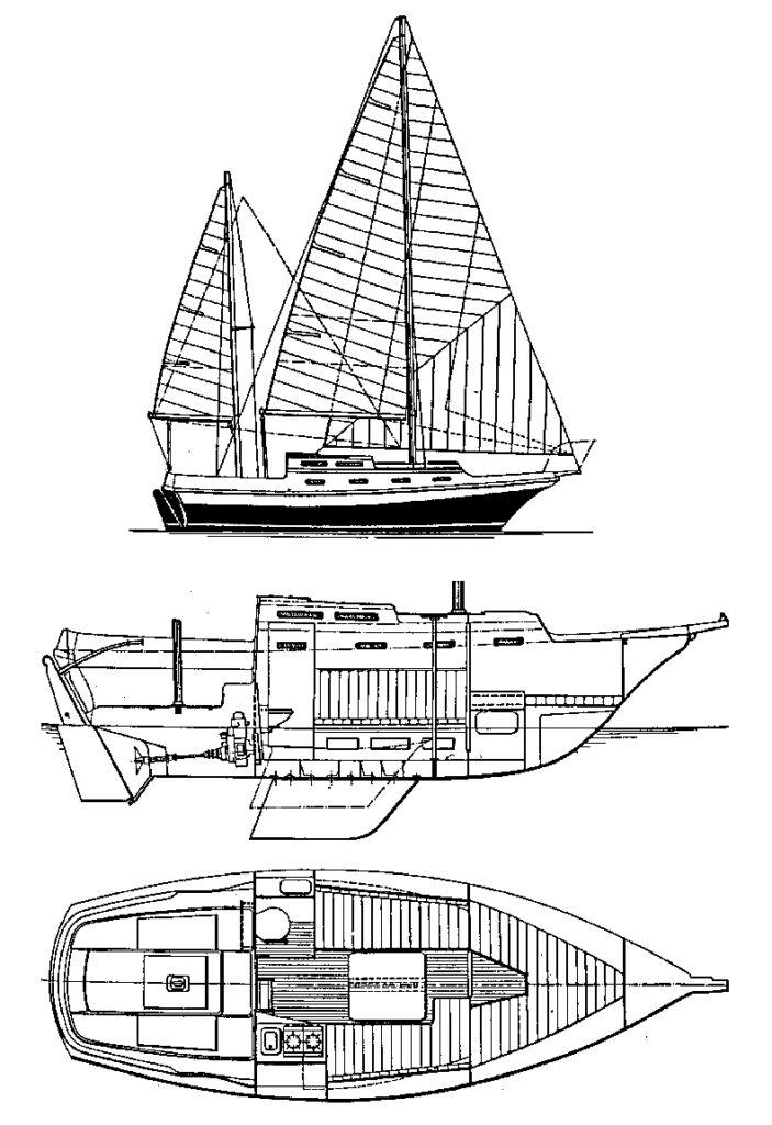 HALCYON CLIPPER 26 - Drawing